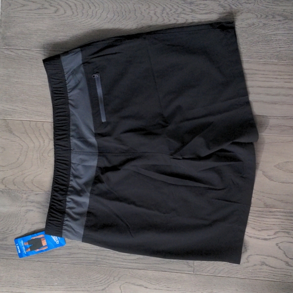 NWT Men's Speedo Tech Volley Trunks Black L - Picture 4 of 4